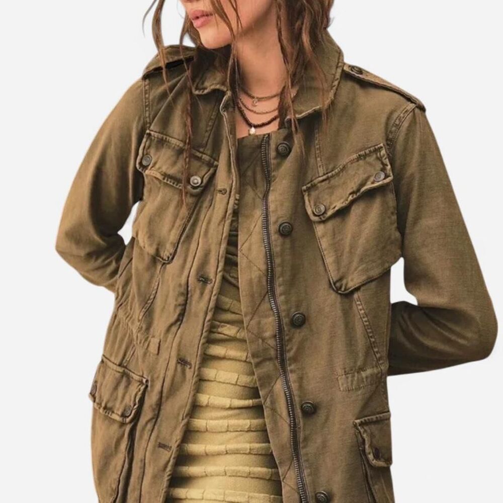 Free-people Women's Green Jacket